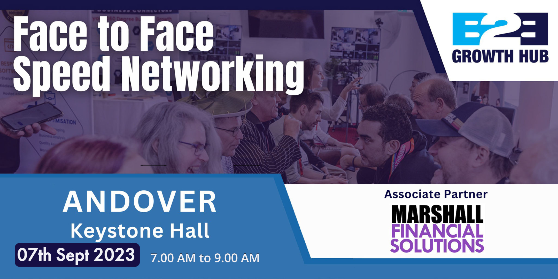 Andover Face 2 Face Morning Speed Networking - 07th Sept 2023 Andover Face 2 Face Morning Speed Networking - 07th Sept 2023