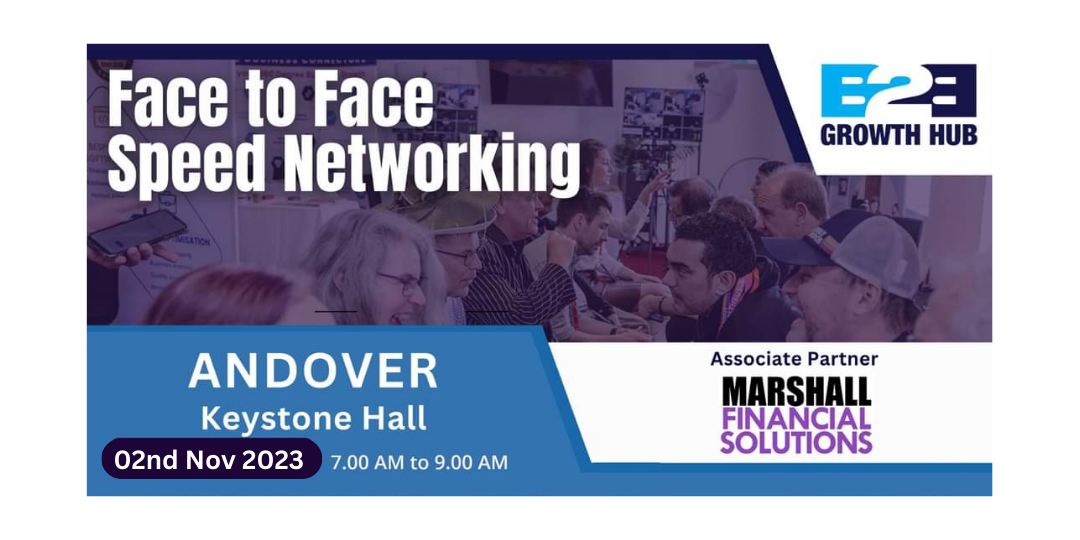 Andover Face 2 Face Morning Speed Networking - 02nd Nov 2023 Andover Face 2 Face Morning Speed Networking - 02nd Nov 2023
