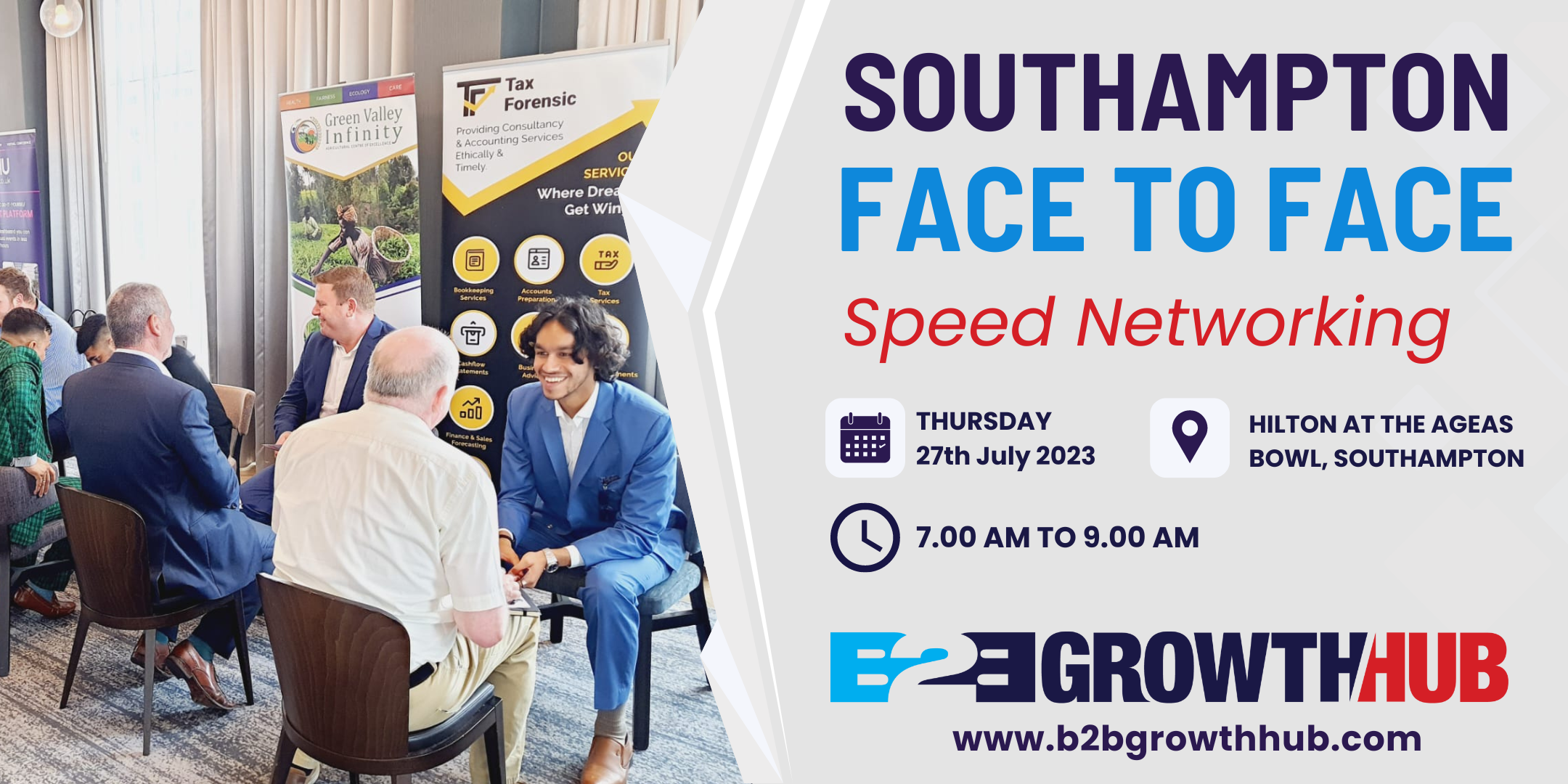 Face 2 Face Speed Networking Event Southampton 29th August 2023 Face 2 Face Speed Networking Event Southampton 29th August 2023